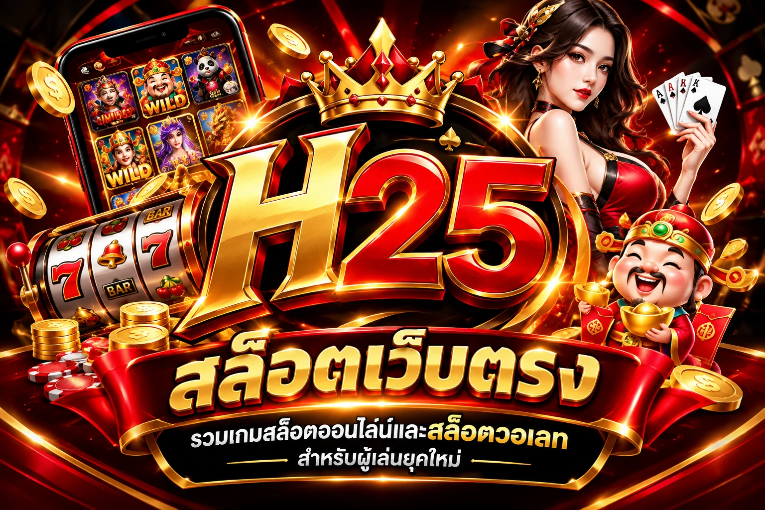 H25 สล็อตเว็บตรง รวมเกมสล็อตออนไลน์และสล็อตวอเลทสำหรับผู้เล่นยุคใหม่